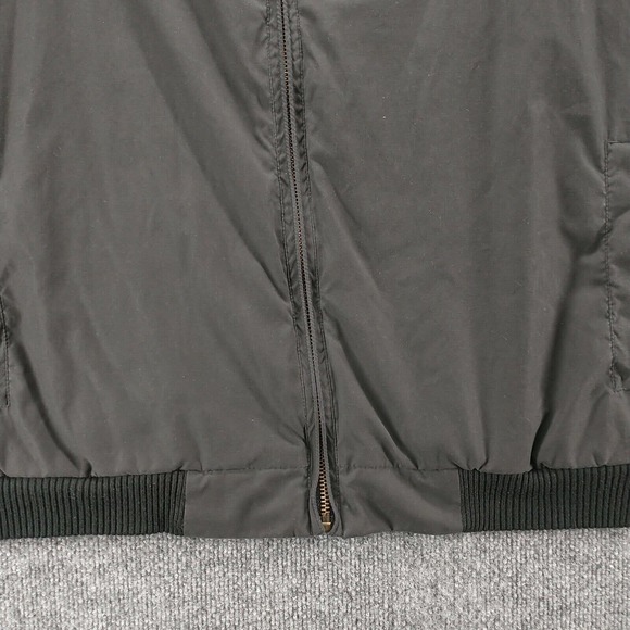 The Broadmoor Men's Zip Up Vest Black Large Fleece Lined Pockets - Picture 5 of 13